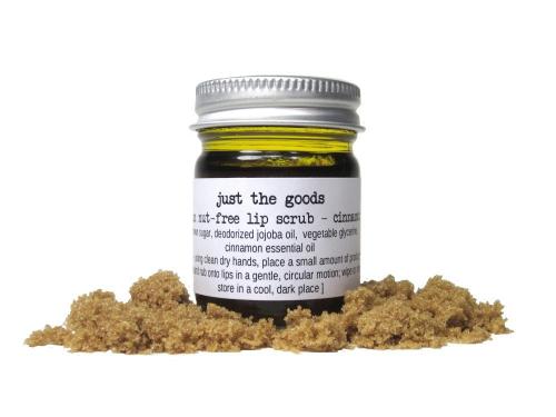 Just the Goods vegan lip scrub, unflavored