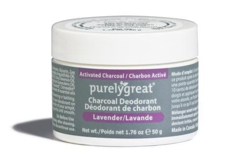 purelygreat Charcoal Deodorant, Lavender