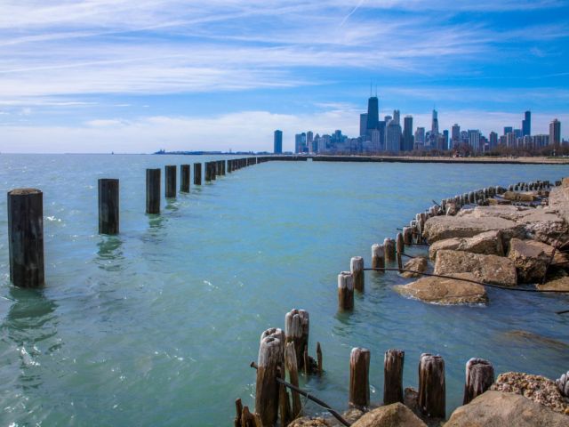 Photo of Lake Michigan from Chicago