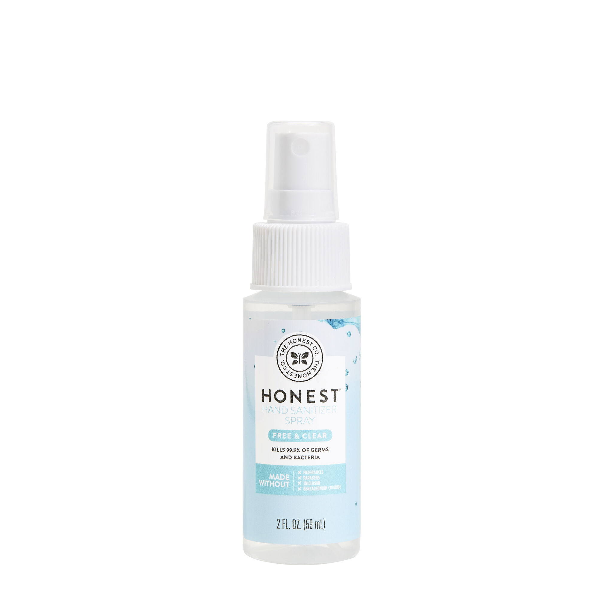 Honest Hand Sanitizer Spray, Free and Clear