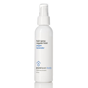 Pure Haven hair spray, regular hold