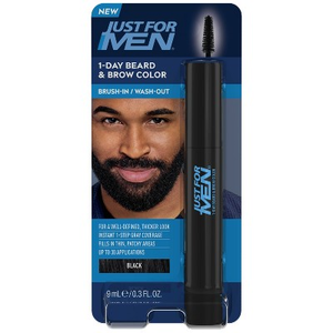 Just For Men 1-Day Temporary Beard & Brow Color, Black