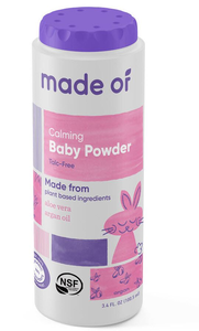 made of Calming Baby Powder