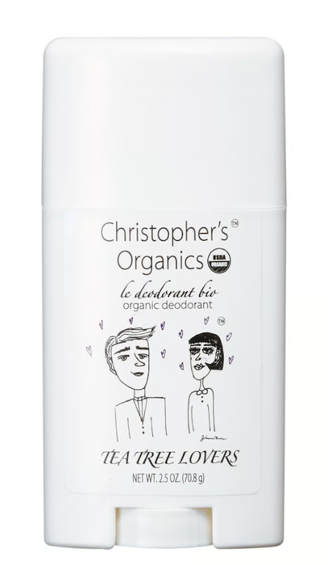 Christopher's Organics Organic Deodorant, Tea Tree Lovers 