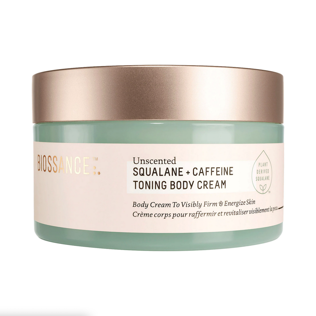 Biossance Squalane + Caffeine Toning Body Cream, Unscented